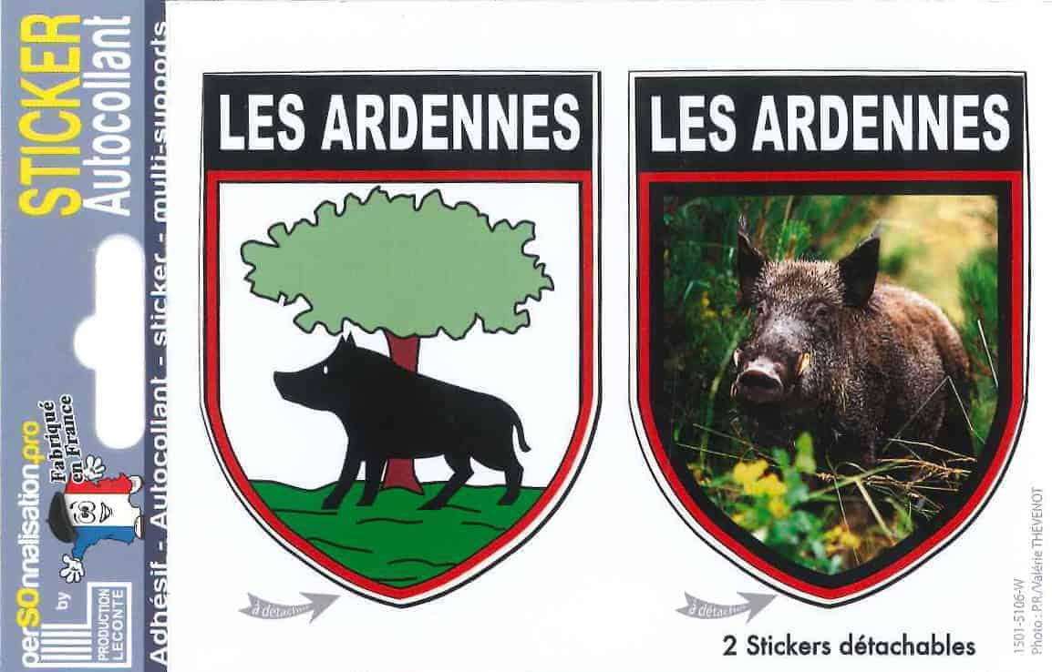 autocollant duo Autocollant