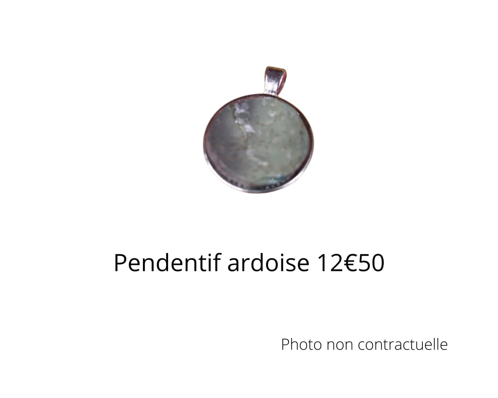 pendentif ardoise 12€50