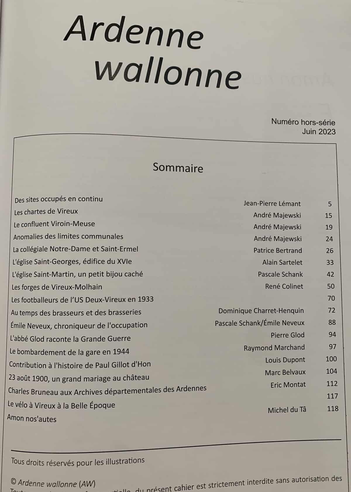 ardenne wallonne vireux Ardenne