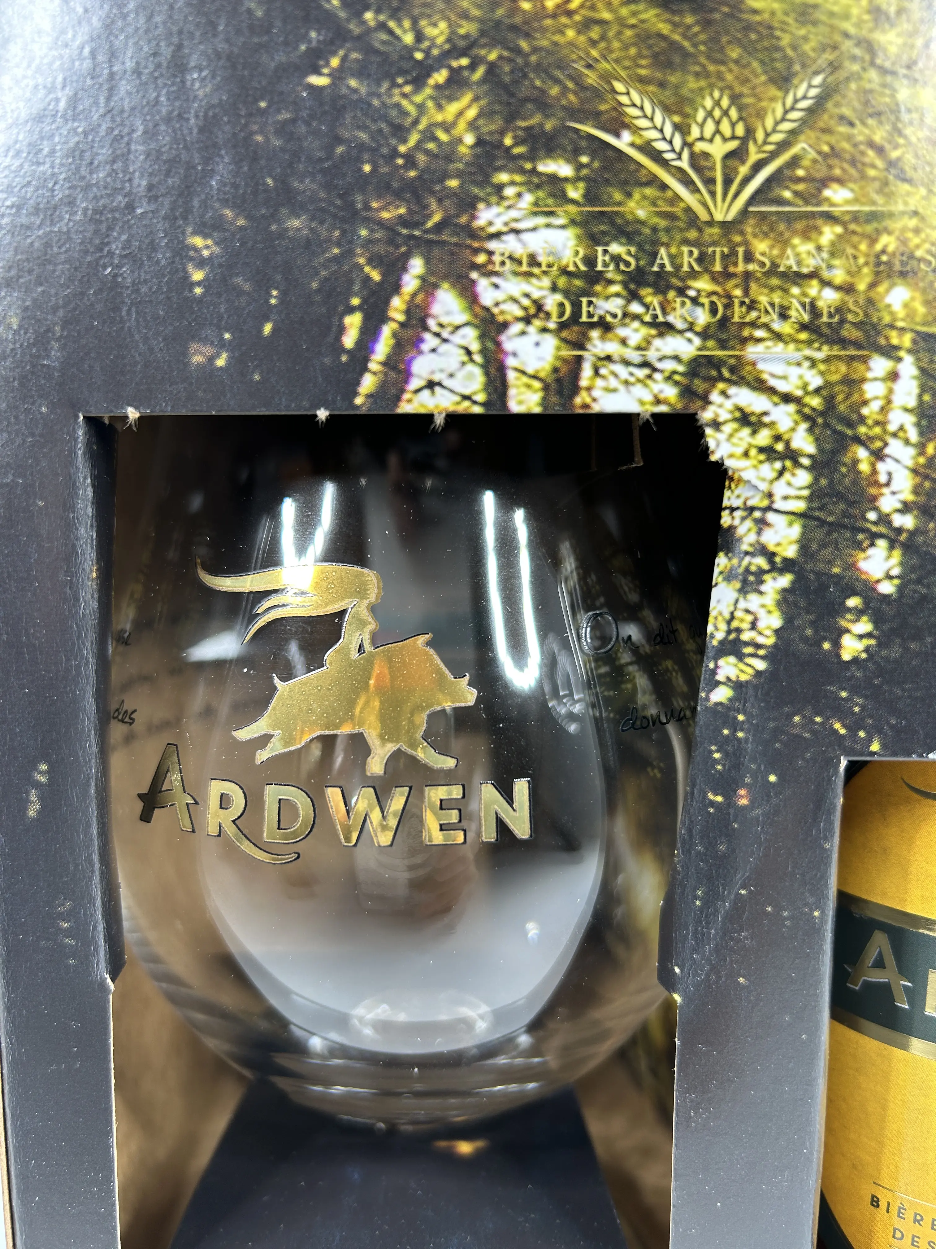 coffret ardwen 3 bières et verre