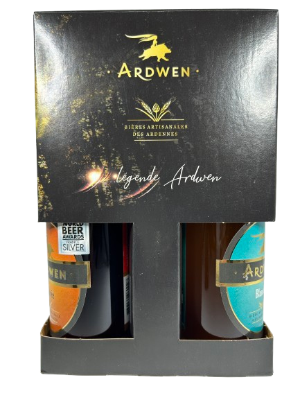 coffret ardwen 3 bières et verre