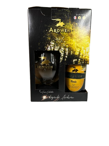 coffret ardwen 3 bières et verre