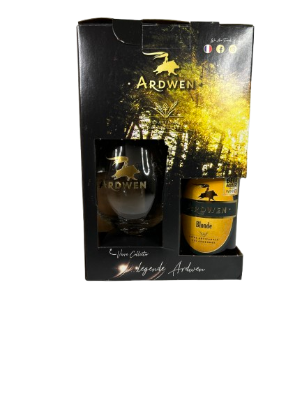 coffret ardwen 3 bières et verre